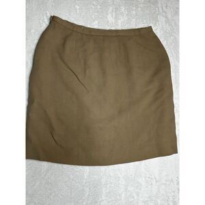 Jones New York Womens Size‎ 16 Wool Blend Knee Length Beige Career Lined Skirt